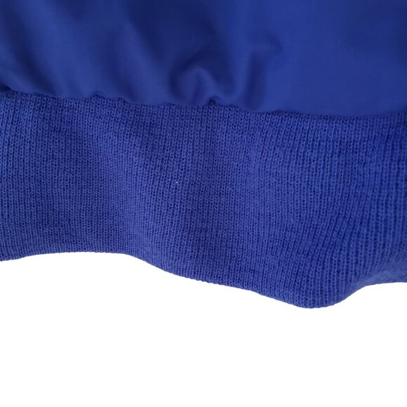 LANDS END Squall Jacket Coat Men's L Fleece Lined Blue Pockets Full Zip Patch - Picture 6 of 16